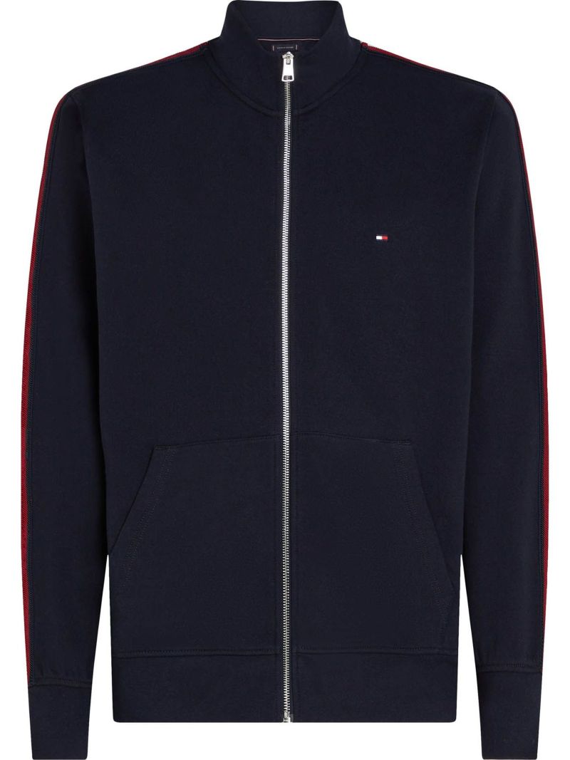 Męska bluza tenisowa Tommy Hilfiger Global Stripe Standing Collar
