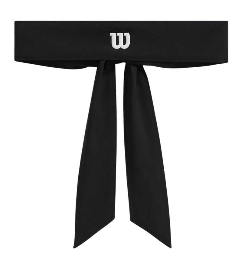 Wilson Tie Headband - black