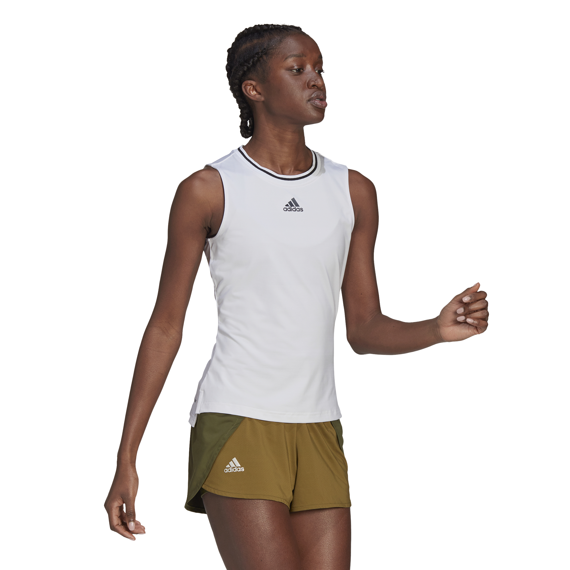 Adidas Match Tank Top W - white/black
