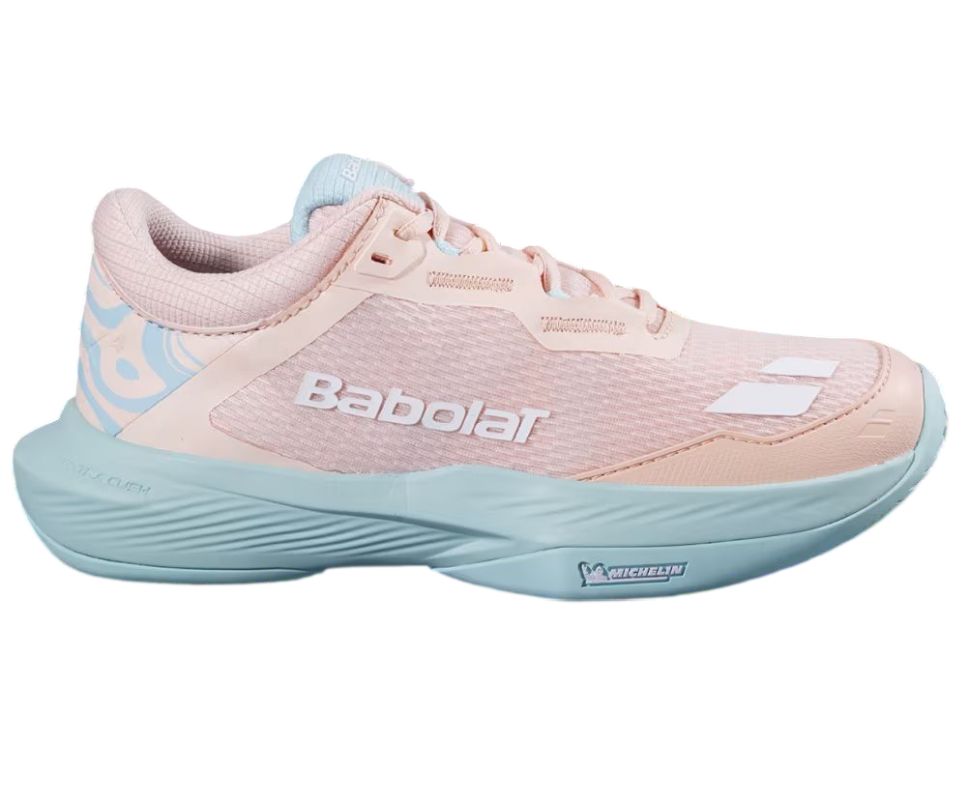Babolat SFX 4 All Court - peach/blue Babolat SFX 4 All Court - peach/blue