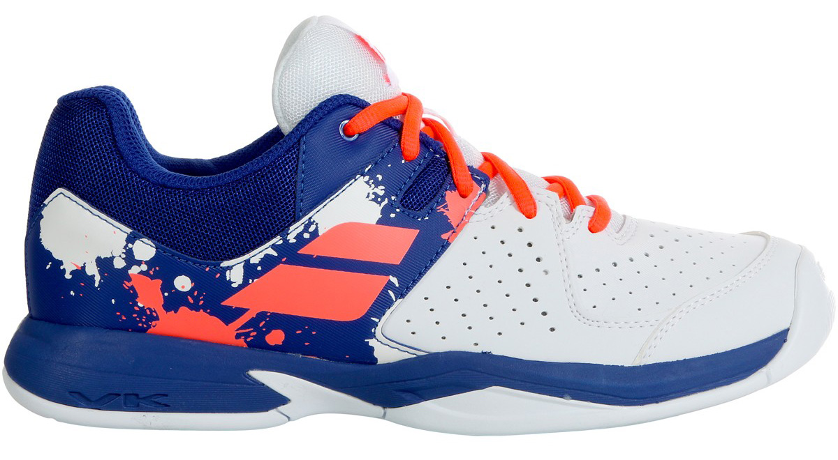 Babolat Pulsion All Court Junior - white/dazzling blue