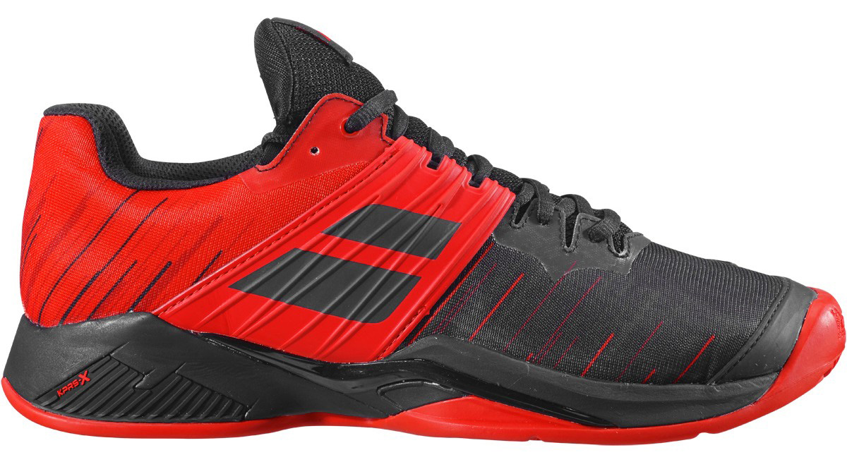 Babolat Propulse Fury Clay Men - black/tomato red
