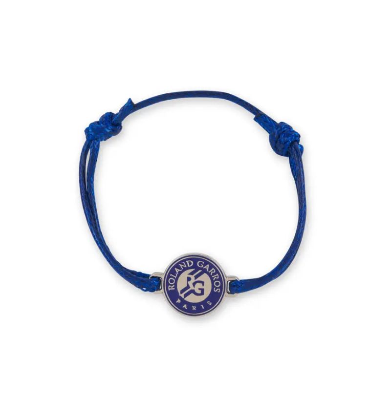 Roland Garros Logo Brazilian Bracelet - blue