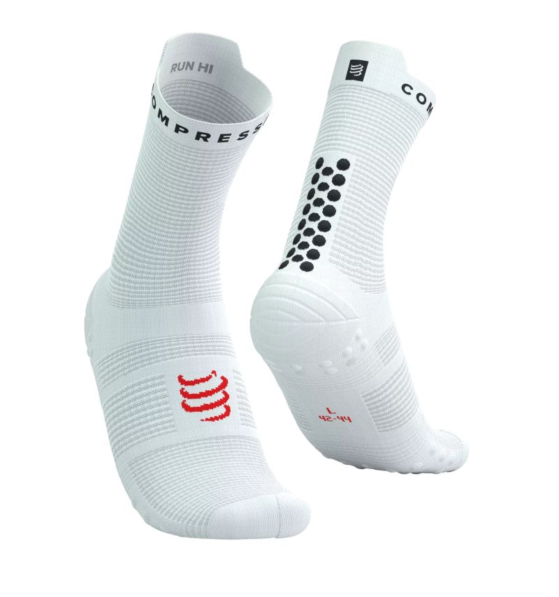 Compressport Pro Racing v4.0 Run High 1P - white/black