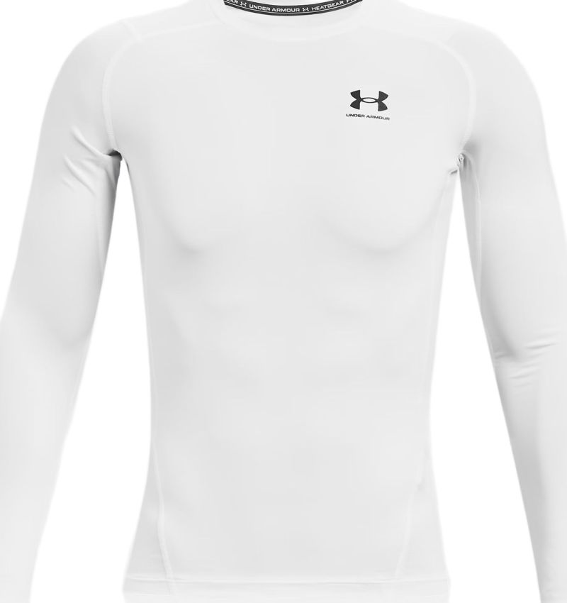 Under Armour HeatGear Armour Comp Long Sleeve - white/black