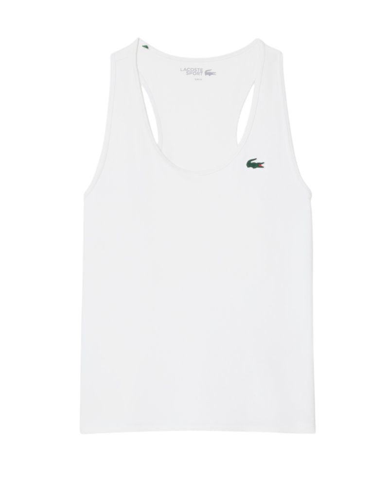 Lacoste Sport Slim Fit Tank - white Lacoste Sport Slim Fit Tank - white