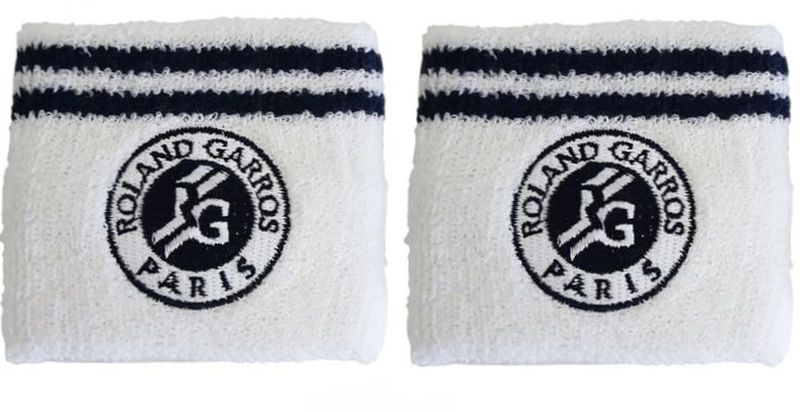 Roland Garros Wristbands - white