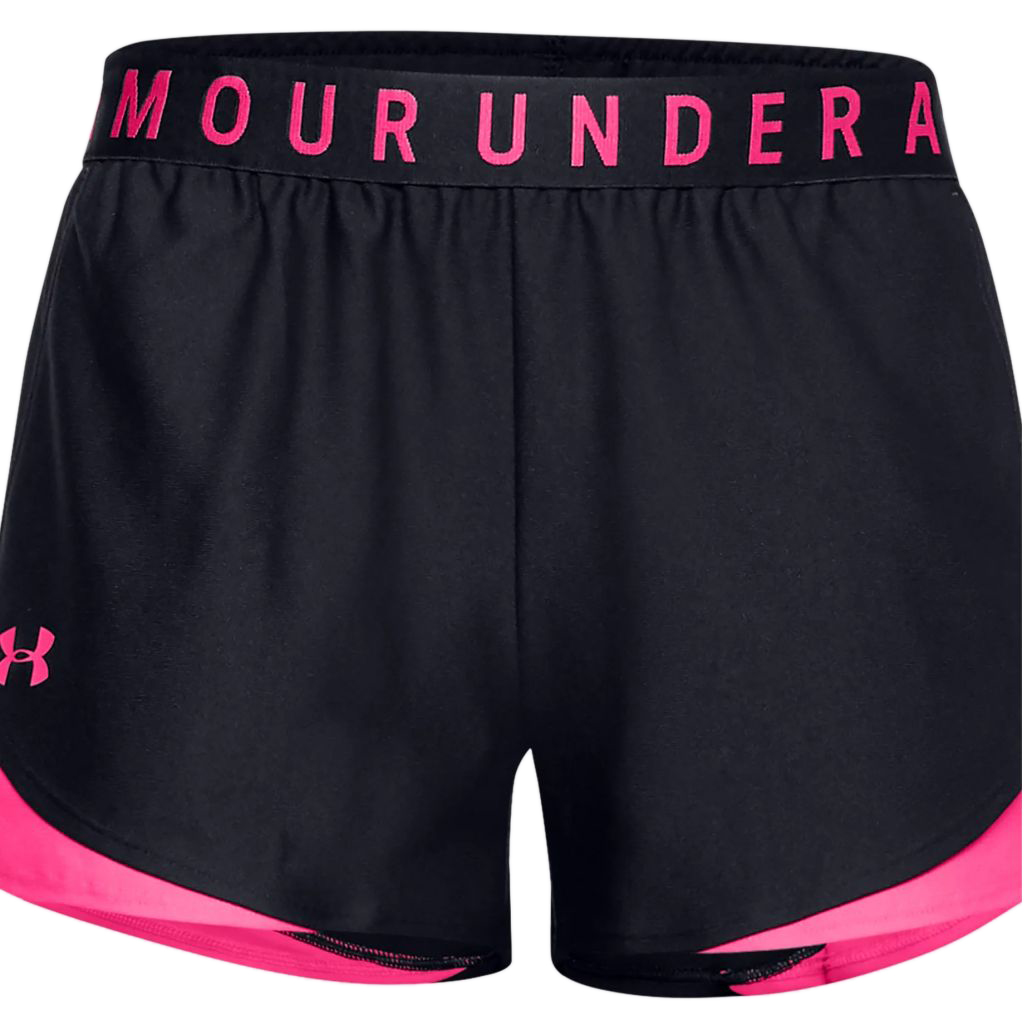 Under Armour Women's UA Play Up Shorts 3.0 - black/cerise