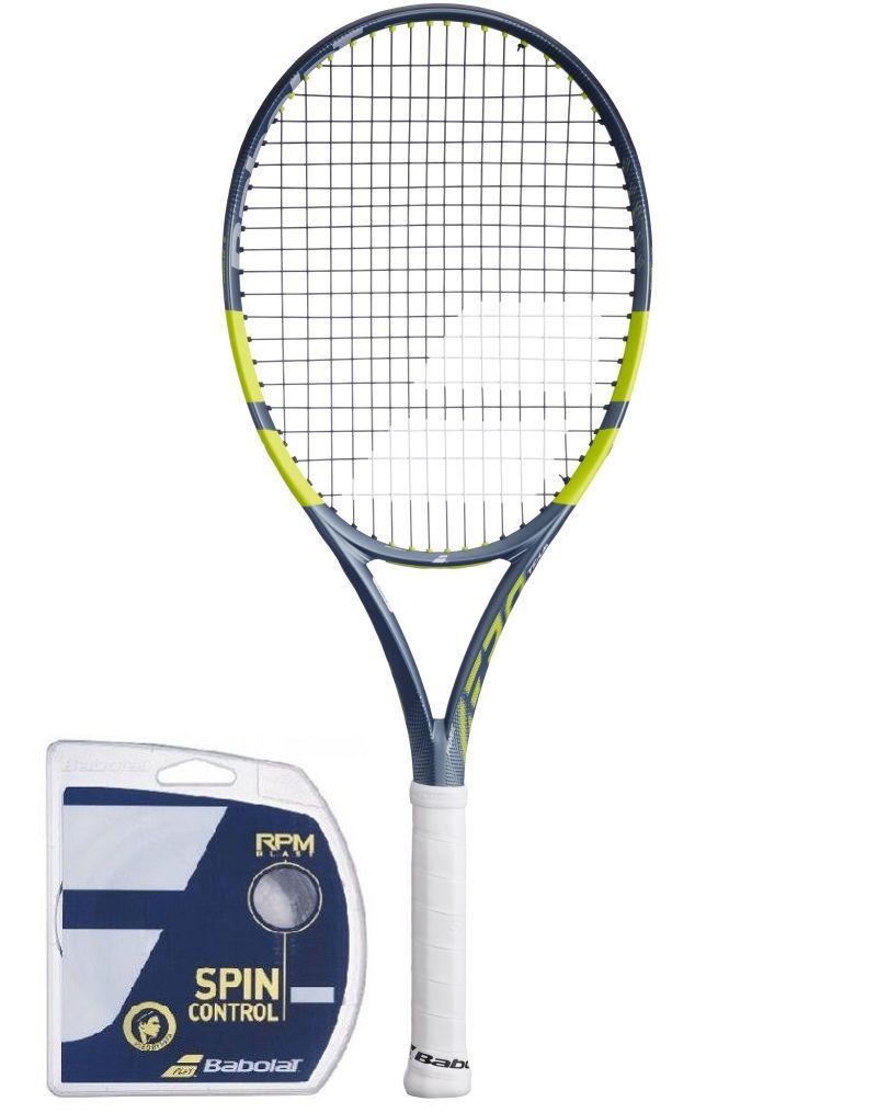 Babolat Pure Aero Lite Gen-9 - metallic dark forest/yellow + string