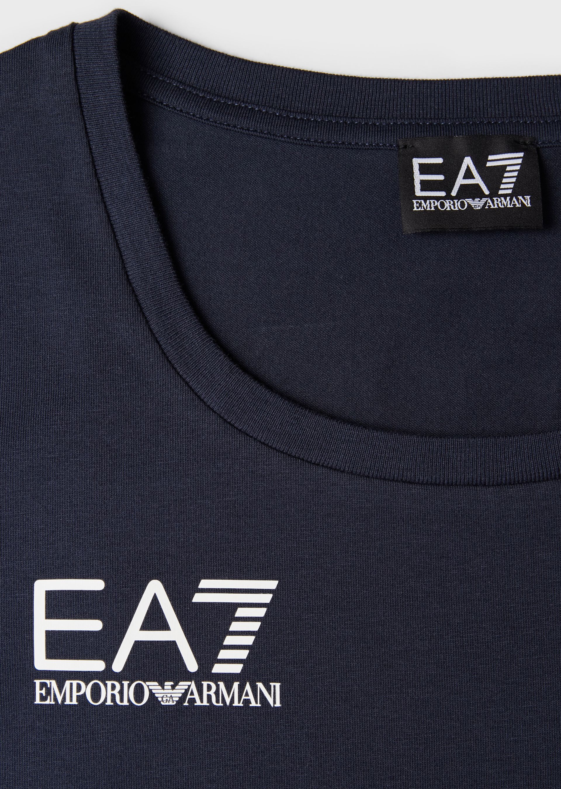EA7 Women Jersey T-Shirt - navy blue