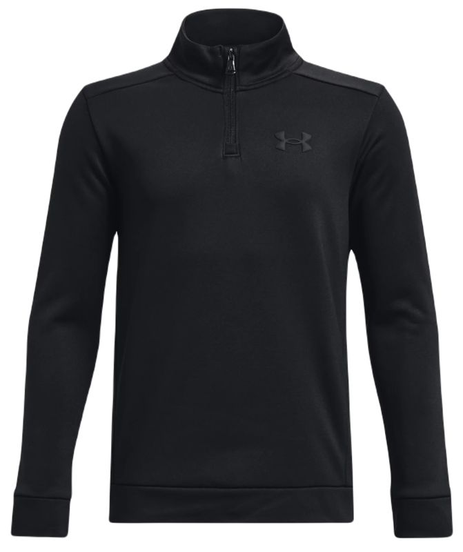 PS1373559-001_HF Under Armour Boys' Armour Fleece 1/4 Zip - black
