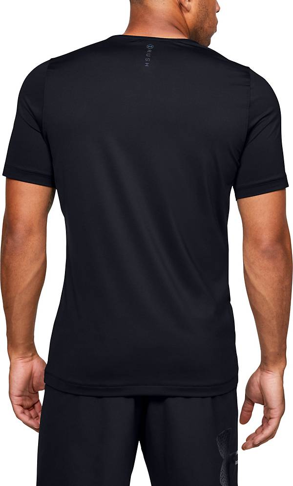 Under Armour RUSH HeatGear Fitted Short Sleeve - black