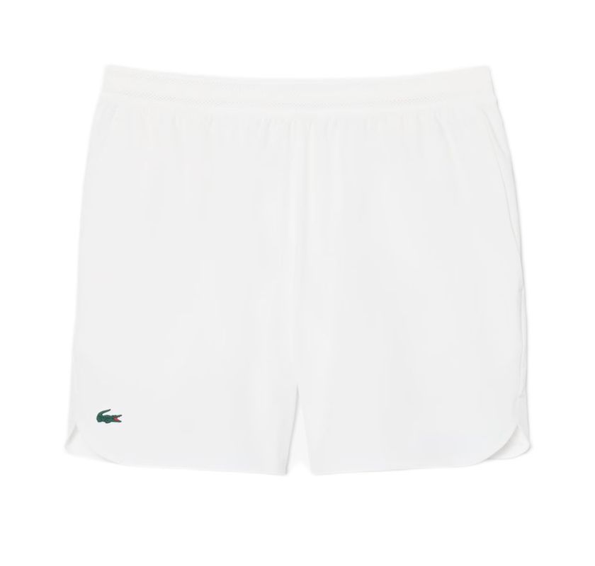 Męskie spodenki Lacoste Tennis x Novak Djokovic On Court - white