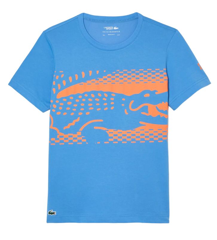 Lacoste Tennis x Novak Djokovic T-shirt - blue Lacoste Tennis x Novak Djokovic T-shirt - blue
