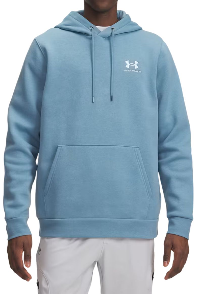 Under Armour Icon Fleece Hoodie - blue smoke/white 