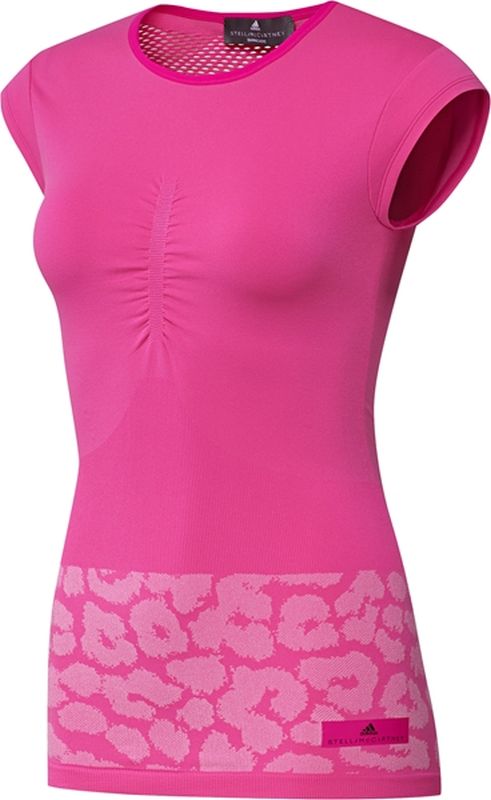 adidas-stella-mccartney-tee-shock-pink-1 Adidas Stella McCartney Tee - shock pink