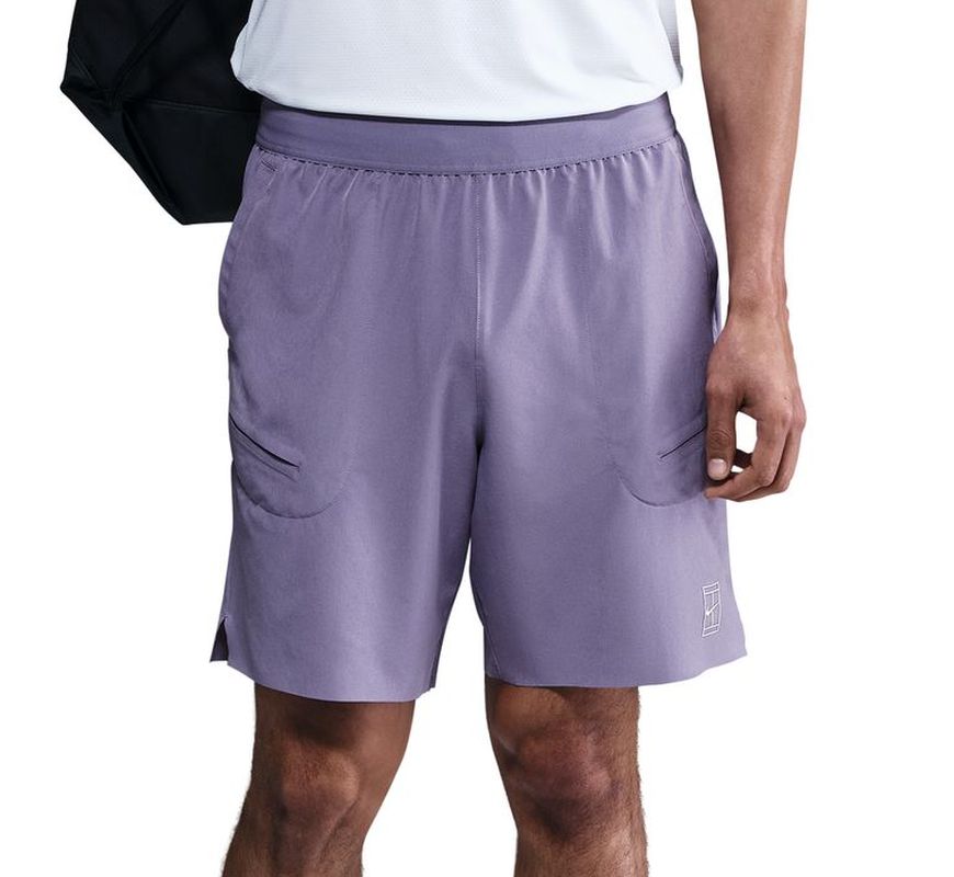 Nike Court Advantage Dri-Fit 8in - dusty amethyst/white