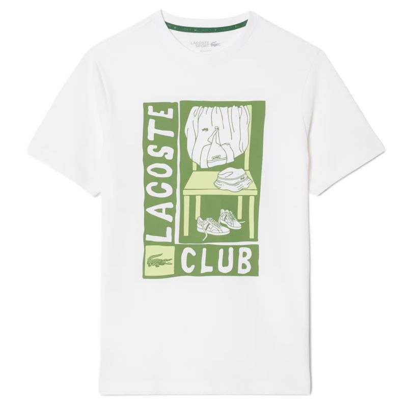 Lacoste Printed Sport - white
