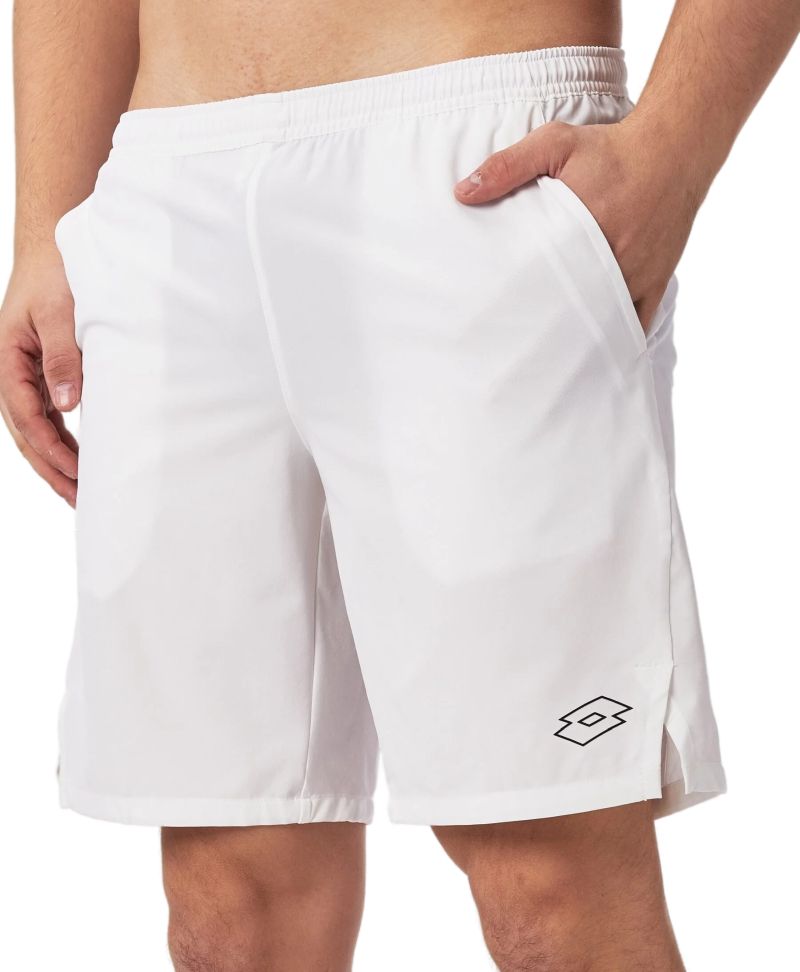 Lotto Tech I 9" Shorts - bright white/all black