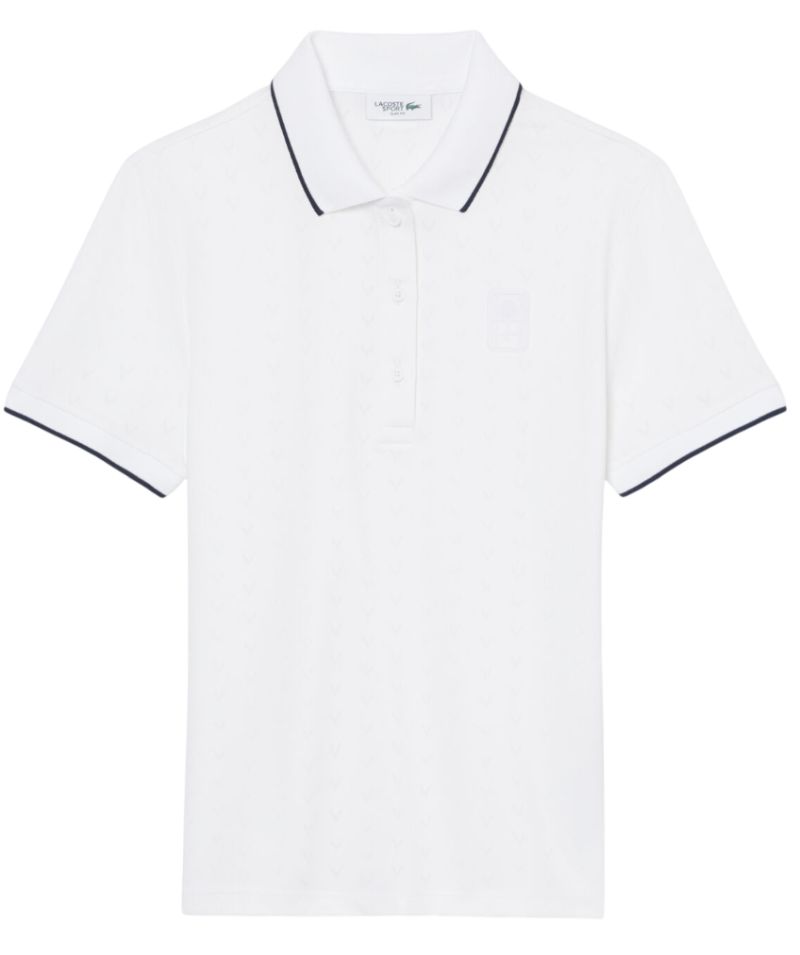 Lacoste Tennis Heritage Ultra Dry Stretch Shirt - white Lacoste Tennis Heritage Ultra Dry Stretch Shirt - white