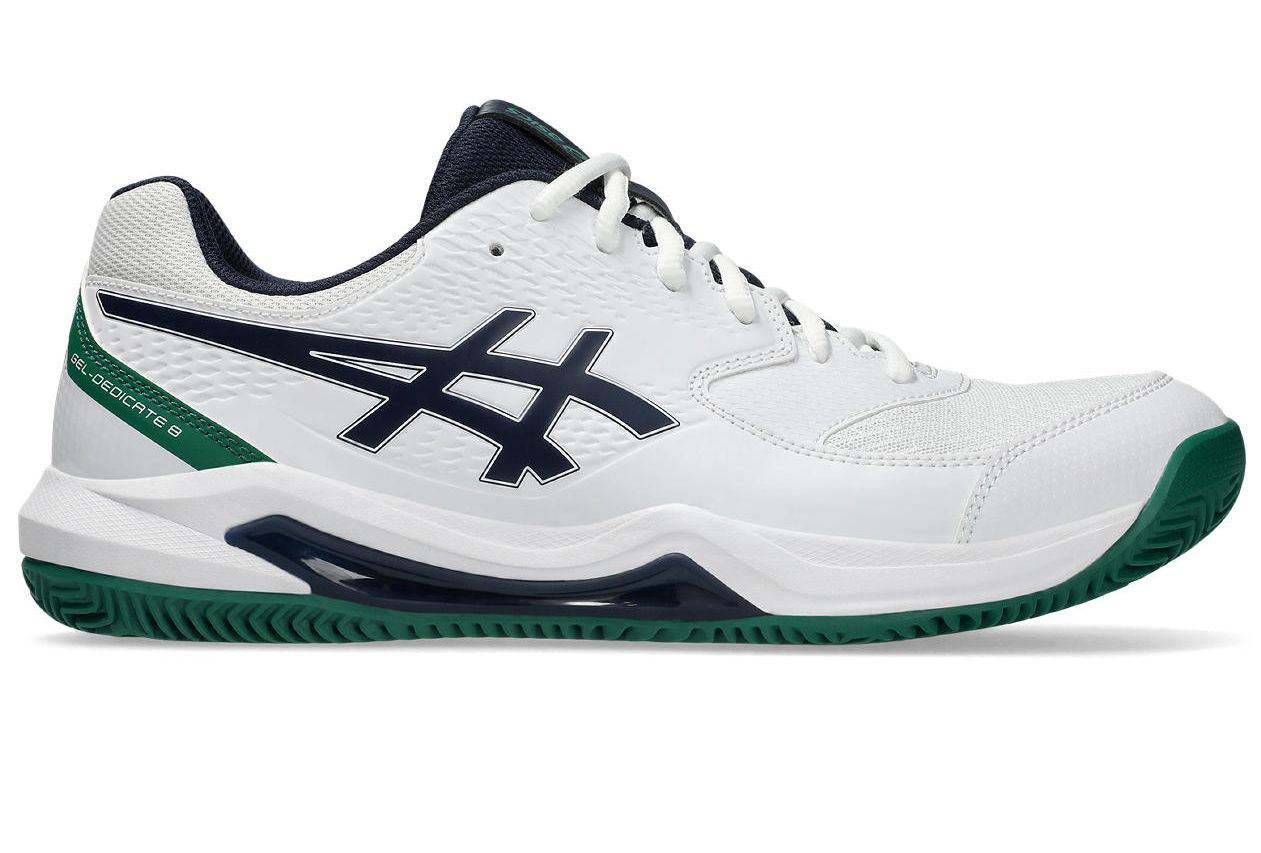 Asics Gel-Dedicate 8 Clay - white/midnight
