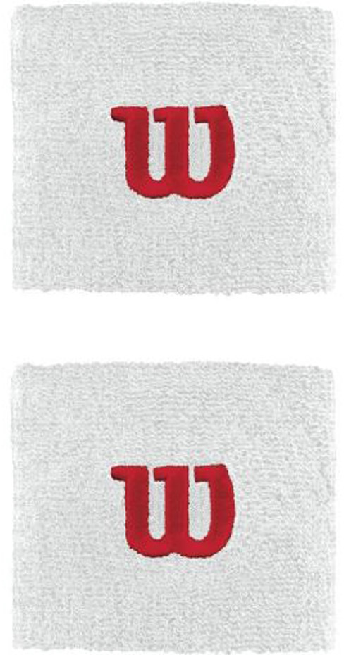 Wilson Wristbands Poignets - white
