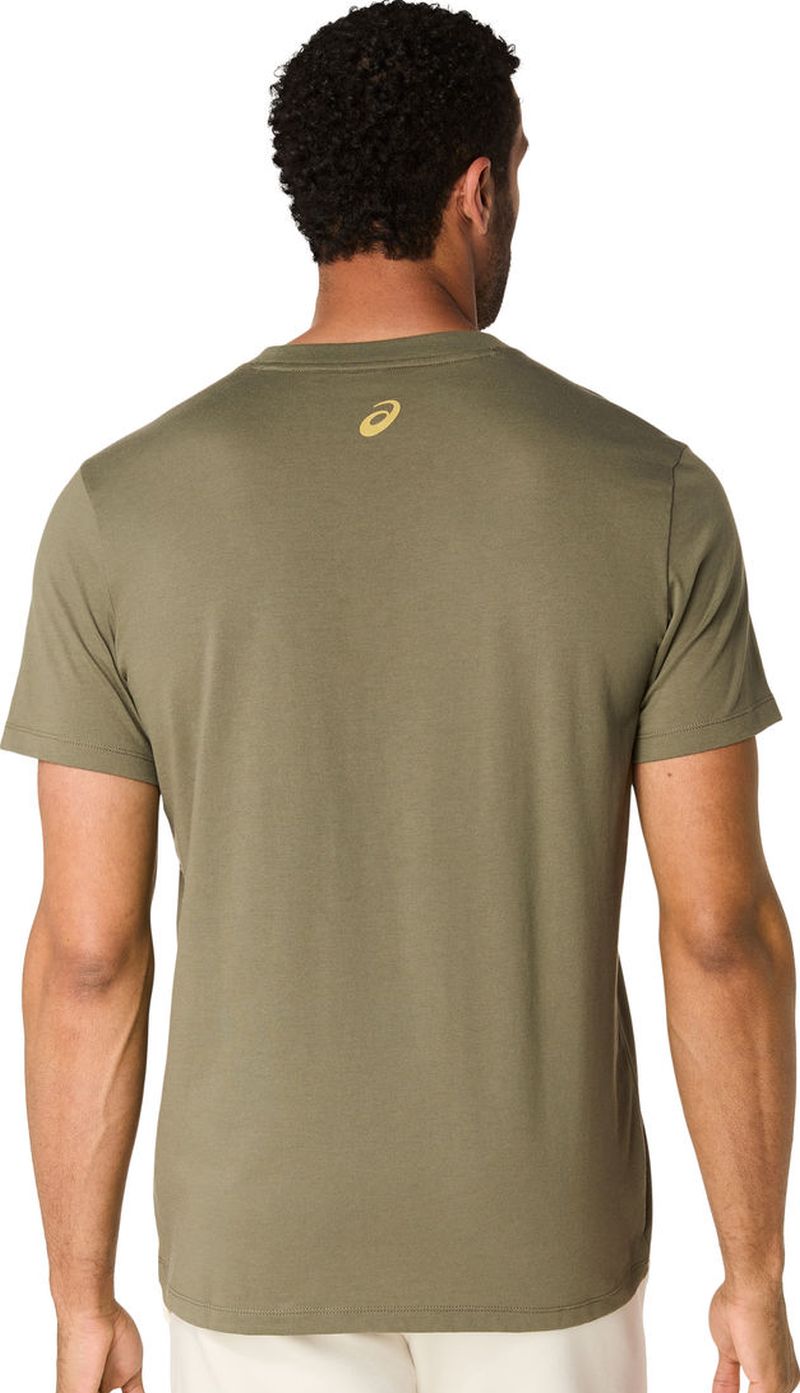 Asics Logo Short Sleeve - khaki