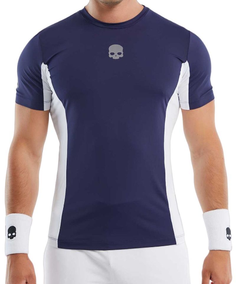 Hydrogen 70's Tech T-Shirt - white/blue
