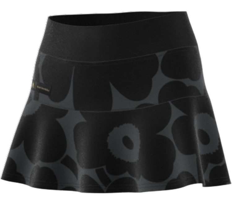 Adidas Marimekko Tennis Match Skirt W - carbon/black/ gold metallic Adidas Marimekko Tennis Match Skirt W - carbon/black/ gold metallic