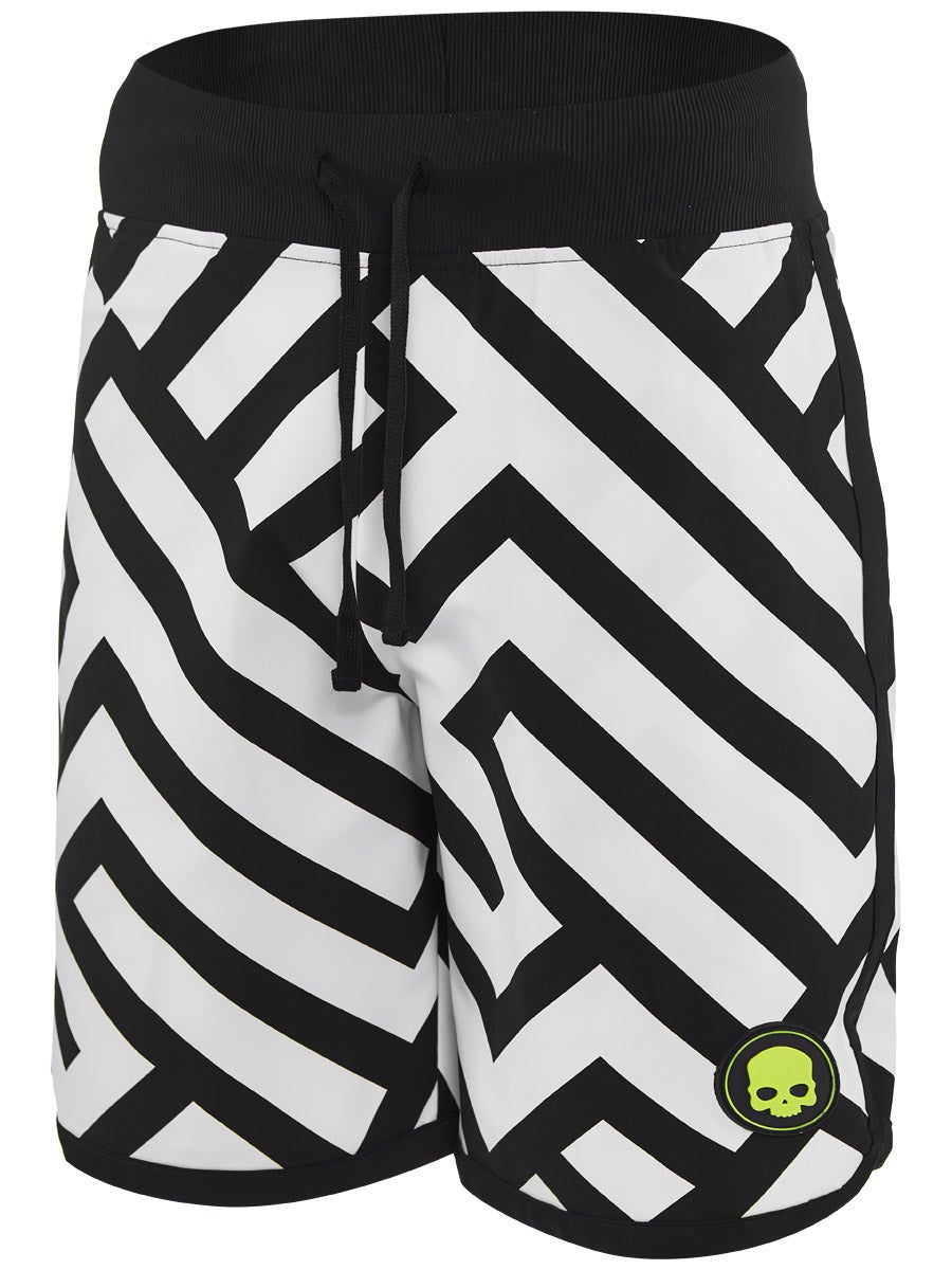 Hydrogen Tech Labyrinth Shorts - white/black