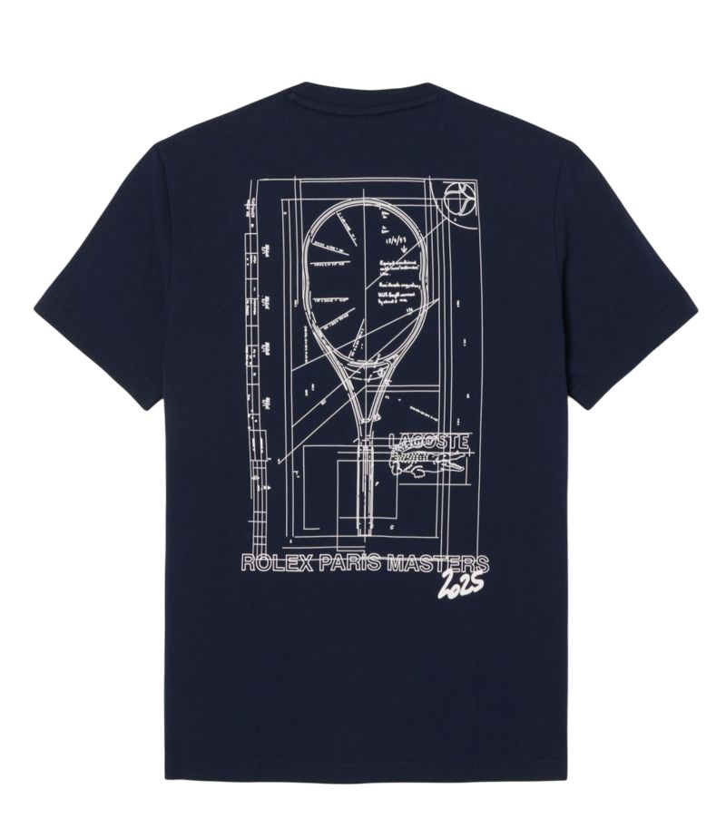 Lacoste Unisex Rolex Paris Masters Edition Printed - navy blue 