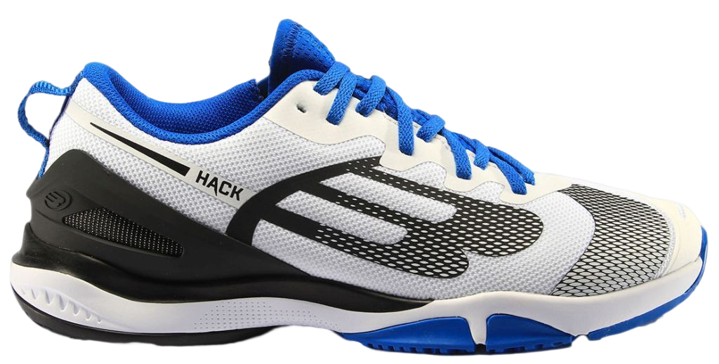 Bullpadel Hack Hybrid Fly 22V - blanco/azul real