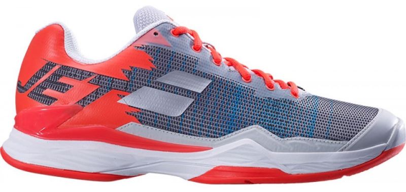 Babolat Jet Mach I Clay Men - silver/fluo strike