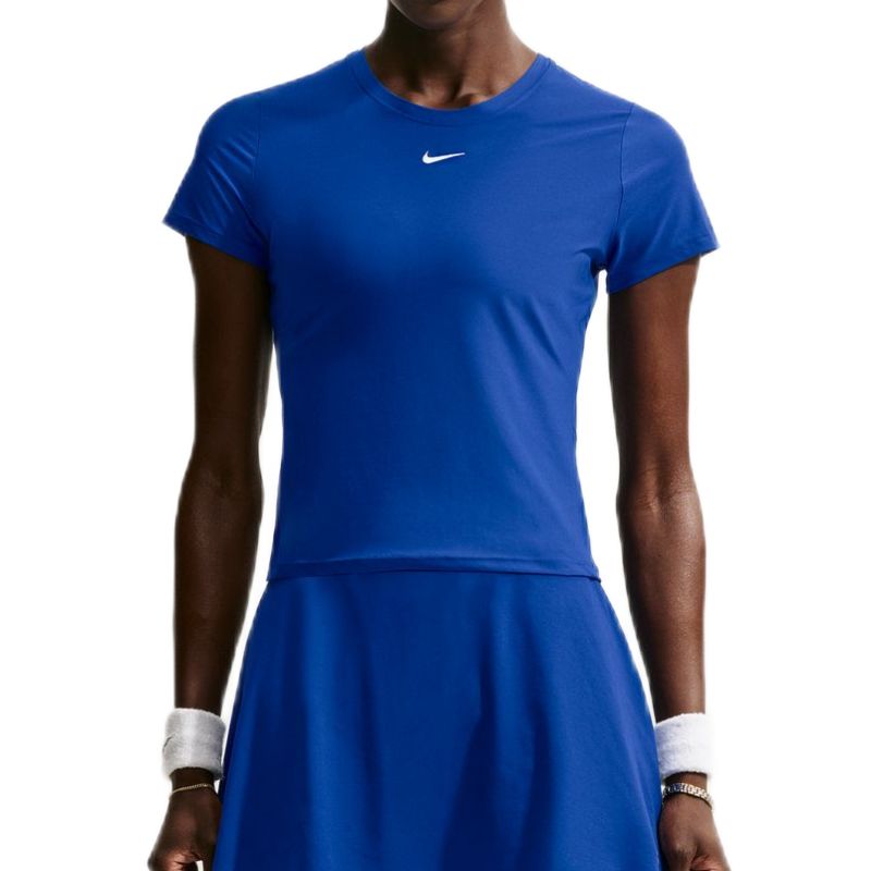 Damski T-shirt Nike Victory Dri-Fit Short Sleeve Tennis - old royal/white