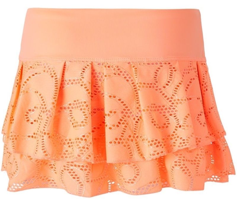 lucky-in-love-girls-eyelet-go-lace-flounce-skirt-orange-frost-2 Lucky in Love Girls Eyelet Go Lace Flounce Skirt - orange frost