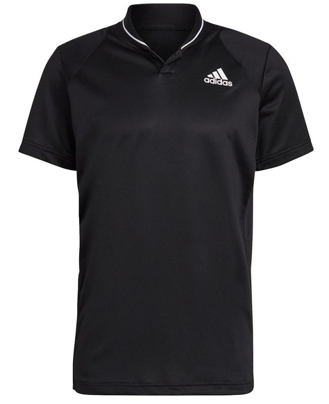 adidas-club-rib-polo-black-white-1 Adidas Club Rib Polo - black/white