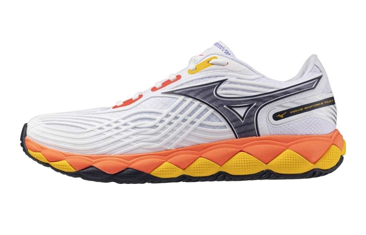 Mizuno Wave Enfroce Tour 2 AC - white/fiery coal 2/citrus