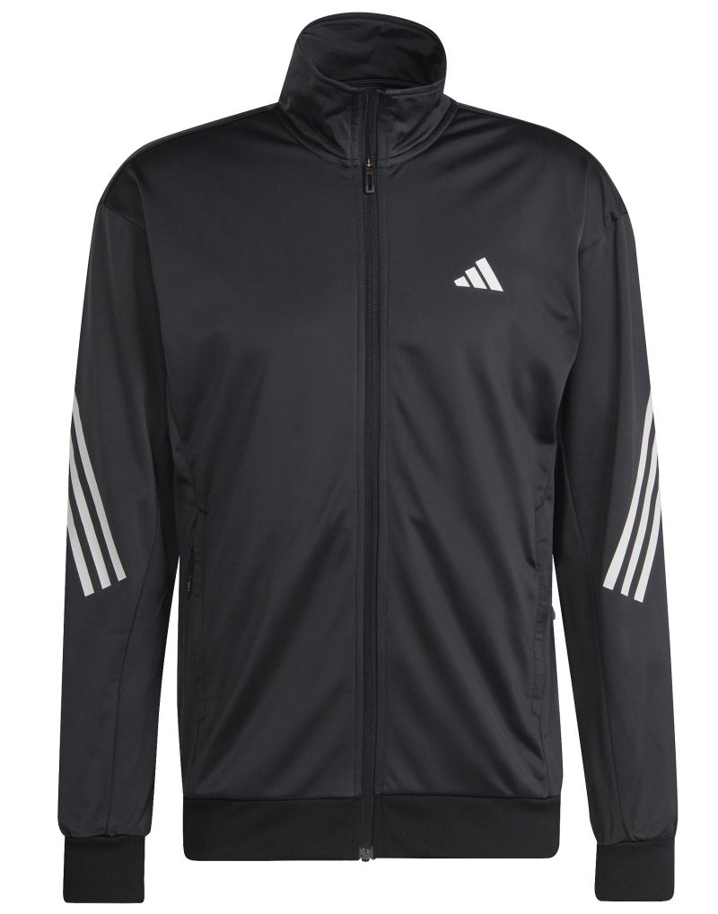 Adidas 3-Stripes Knit Tennis Jacket - black