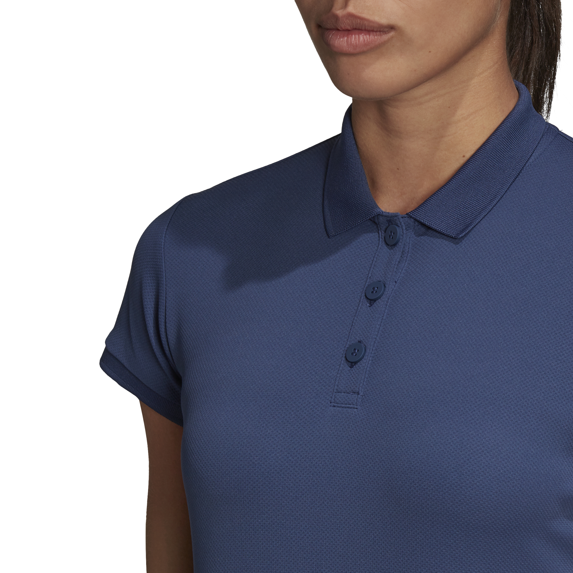 Adidas W Club 3 Stripes Polo - tech indigo/matte silver