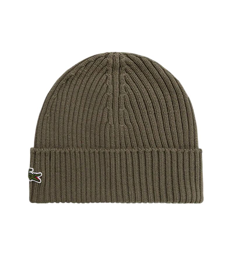 Lacoste Unisex Ribbed Wool - khaki green