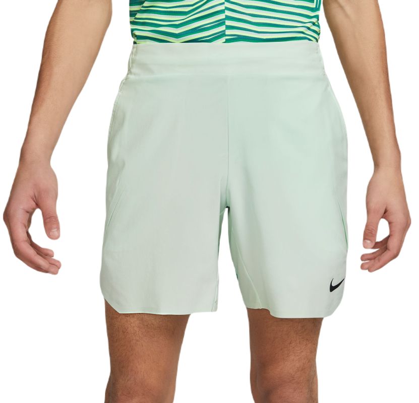 Nike Dri-Fit Slam Tennis Shorts - barely green/black