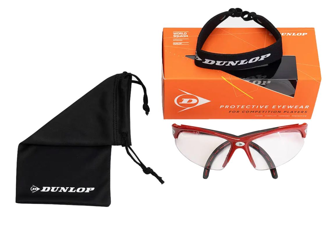 Dunlop Comp Protective Eyewear - red/black