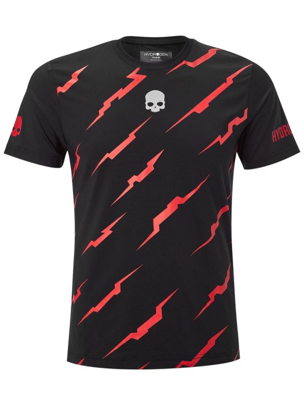 Hydrogen Thunder Tech Tee Man - black/red