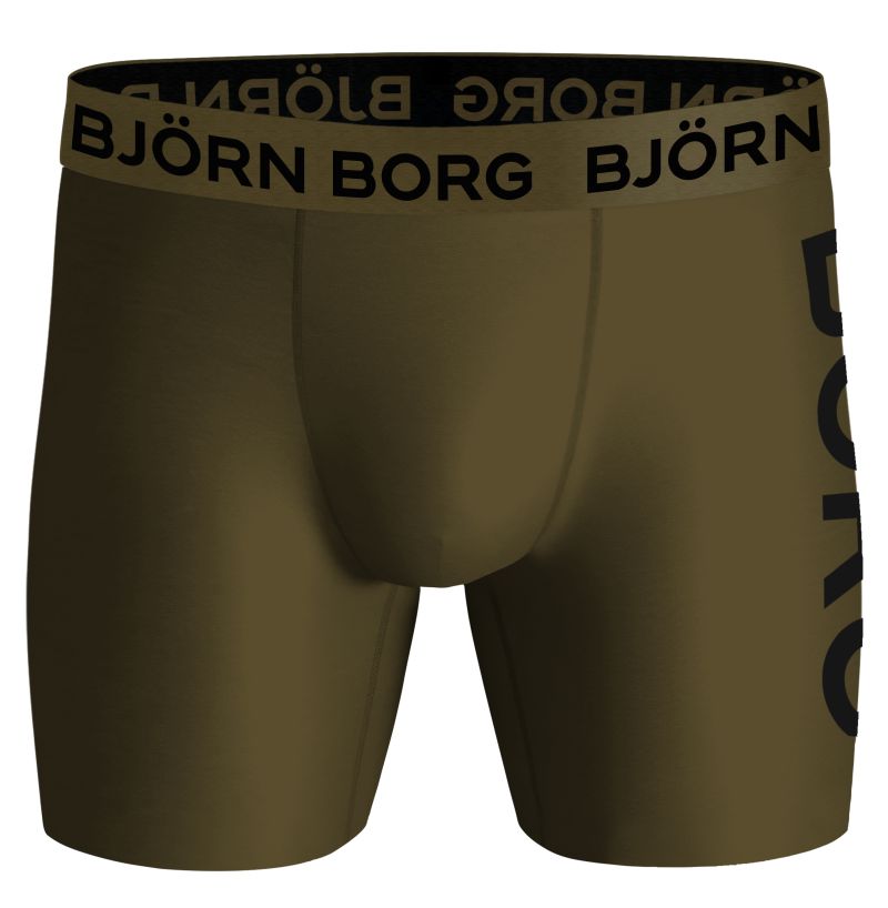 10002650_MP001_1 Björn Borg Performance Boxer 3P - black/green/pink