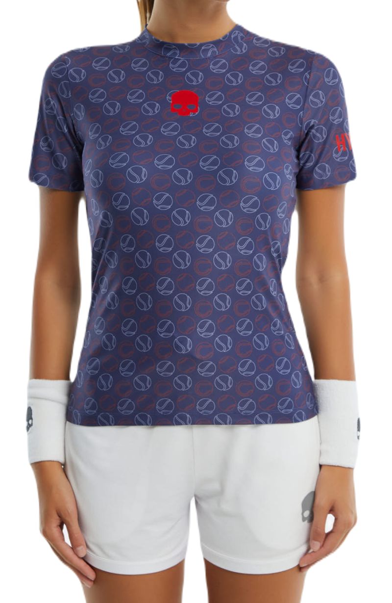 Hydrogen Tennis Balls All Over Tech T-Shirt - blue