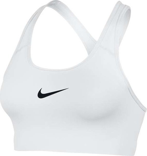 nike-pro-classic-swoosh-bra-white-black-1 Nike Pro Classic Swoosh Bra - white/black