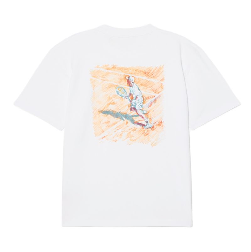 Lacoste Relaxed Fit Printed Cotton - white Lacoste Relaxed Fit Printed Cotton - white