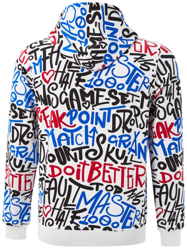 Hydrogen Graffiti FZ Hoodie Man - white