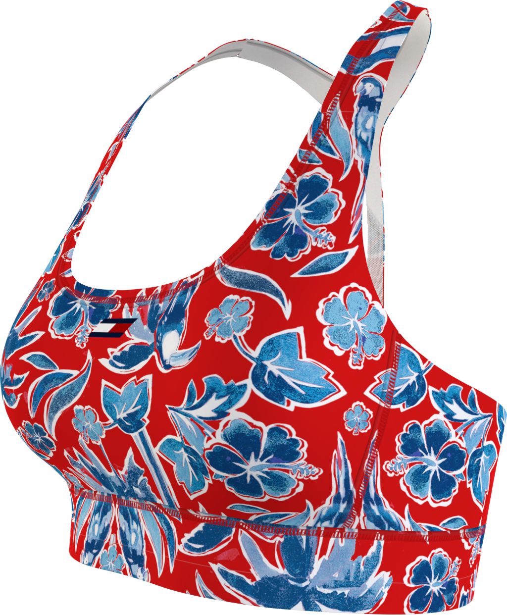 Tommy Hilfiger Mid Intensity Floral AOP Bra - island print