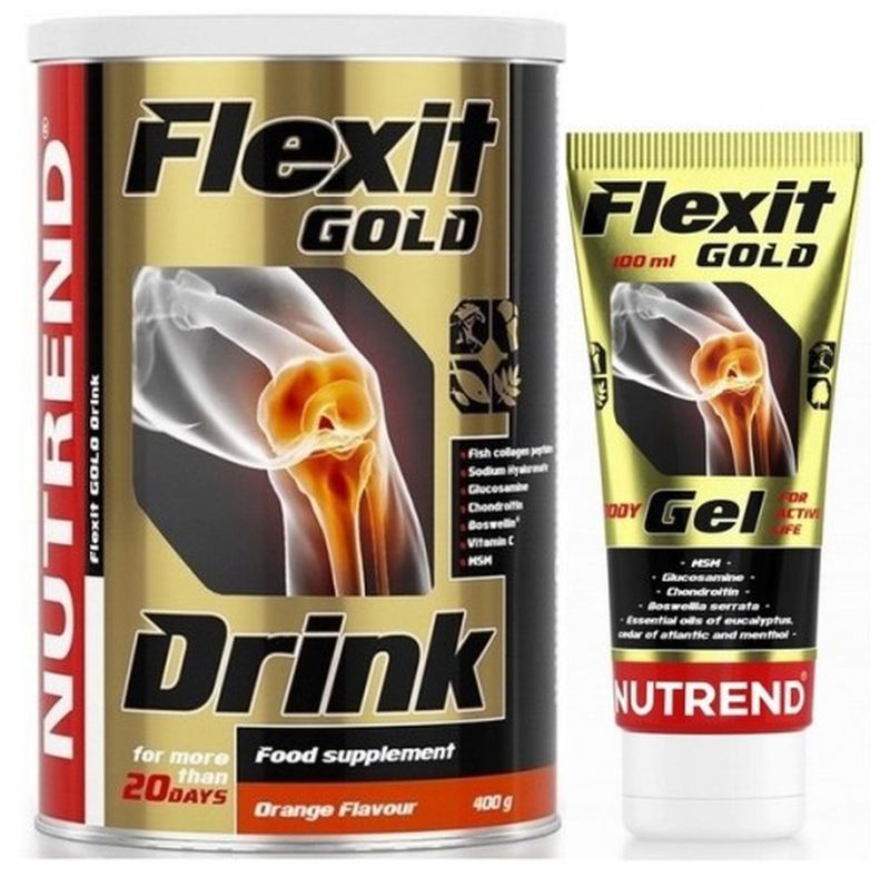 Nutrend Flexit GOLD BOX (Flexit GOLD Body Gel) - orange